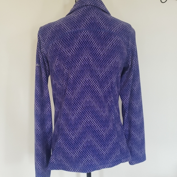 Columbia's winter run print half zip - Picture 9 of 13